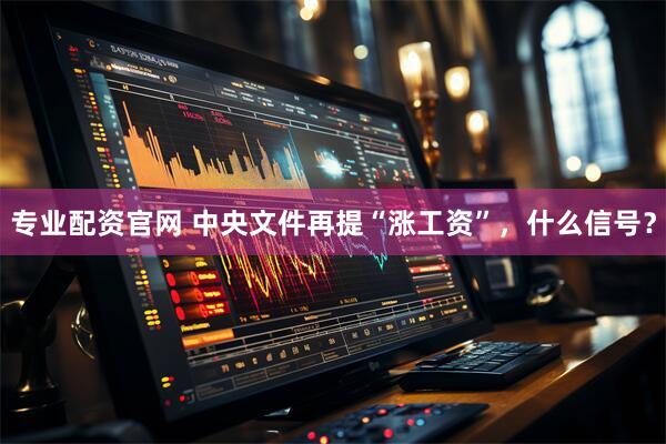 专业配资官网 中央文件再提“涨工资”，什么信号？