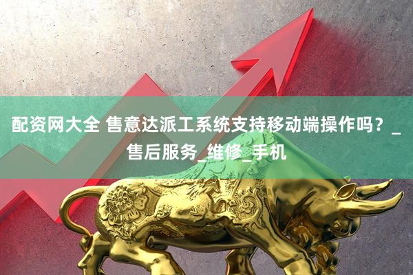 配资网大全 售意达派工系统支持移动端操作吗？_售后服务_维修_手机